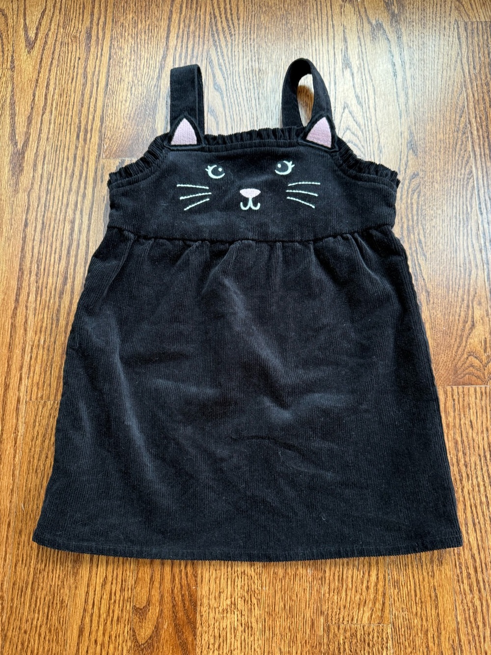 Gymboree Corudroy Cat Pinnie Dress 4T